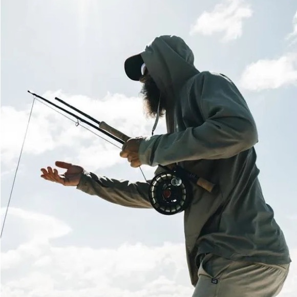 SKINNY WATER CULTURE - SWC - Hawksbill Hoodie  in Green (Rare Color) - Picture 4 of 16